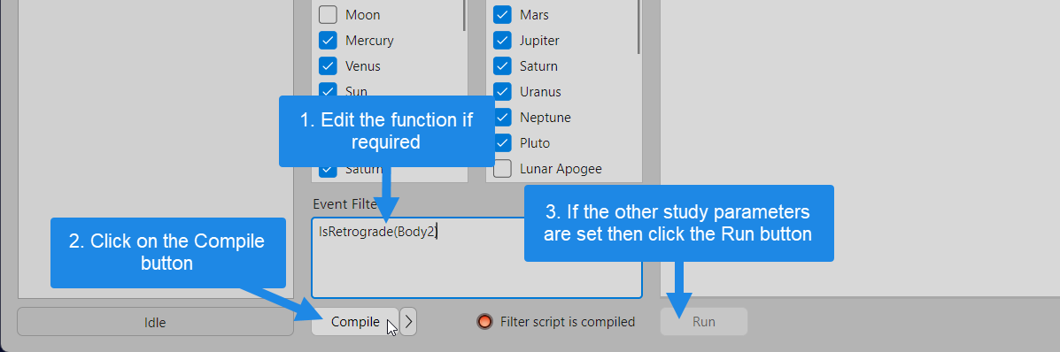 Compiling a Filter Expression